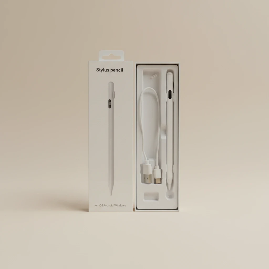 قلم لمس Stylus للأجهزة الذكية – شاشة رقمية وشحن Type-C