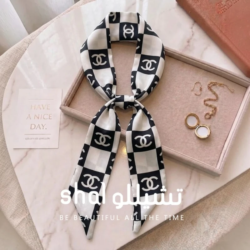 فولار ساتان نسائي منقوش