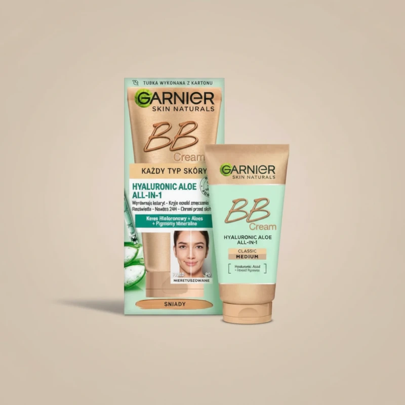 بي بي كريم غارنييه Hyaluronic Aloe Classic Medium
