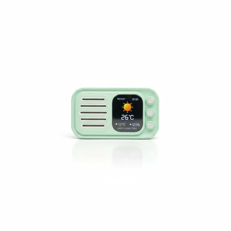 سبيكر بلوتوث WS-501 بشاشة لمس 2.01 بوصة – منبه وFM