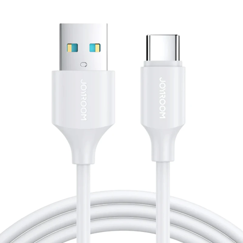 كابل شحن Joyroom S-UC027A9 – USB-A إلى USB-C بتيار 3A – أبيض